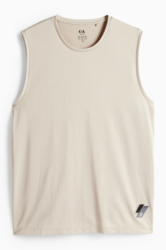 Active vest top taupe