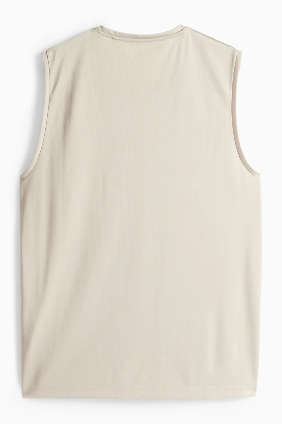 Active vest top taupe