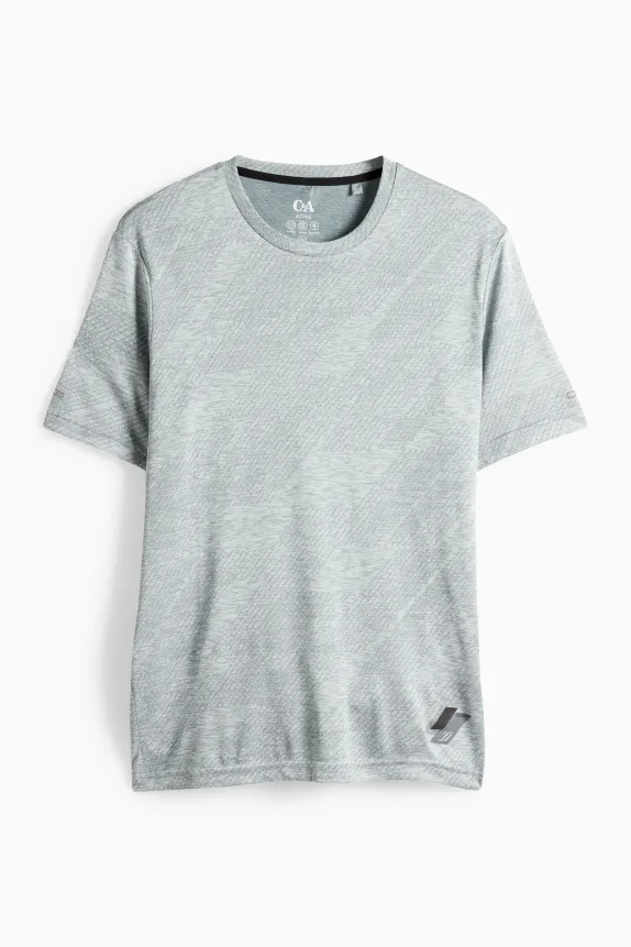 Technical top - regular fit turquoise