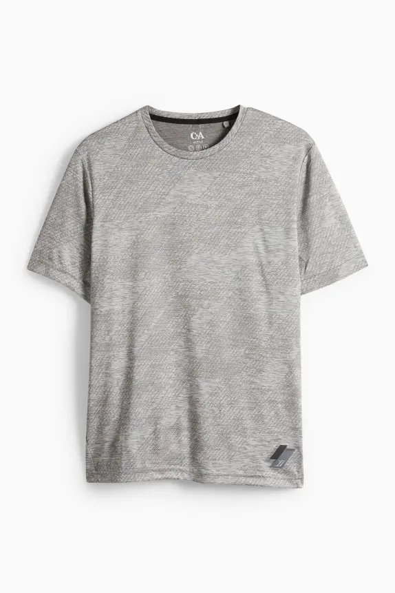 Technical top - regular fit gray