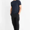 Technical cargo trousers black