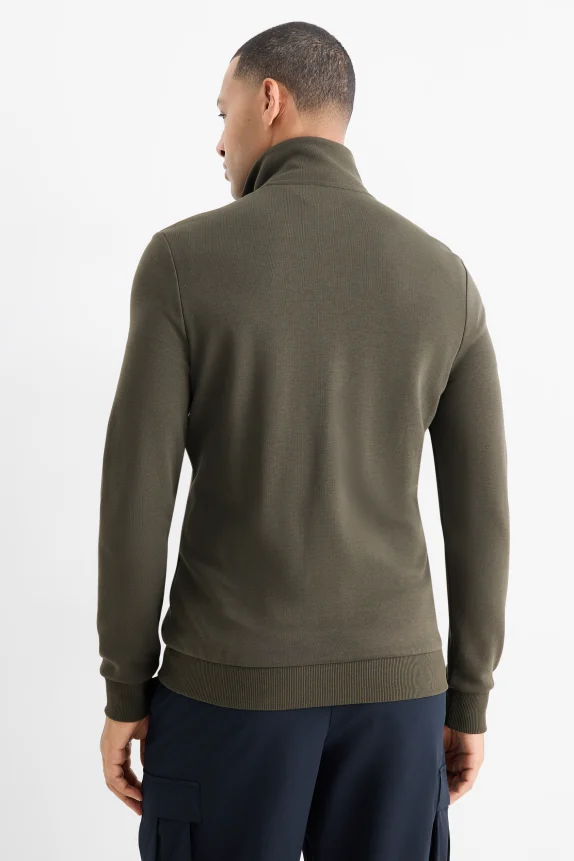 Track jacket dark green