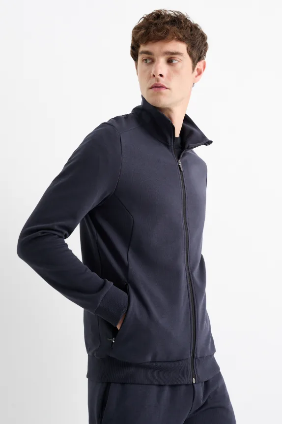Track jacket dark blue