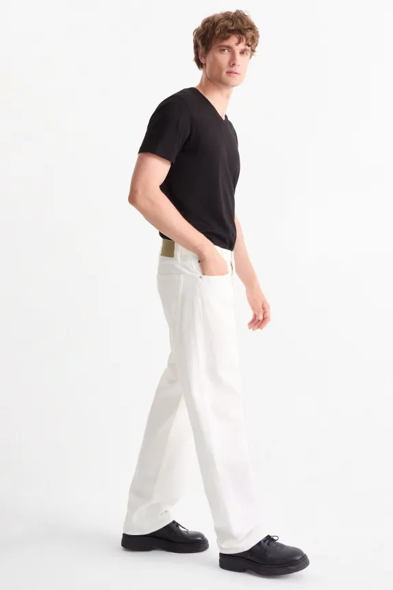 Relaxed jeans white