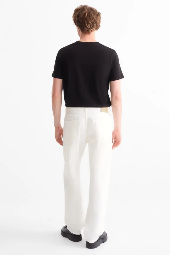 Relaxed jeans white