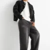 Baggy jeans denim-dark gray