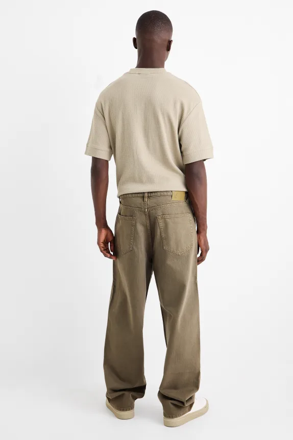 Baggy jeans khaki