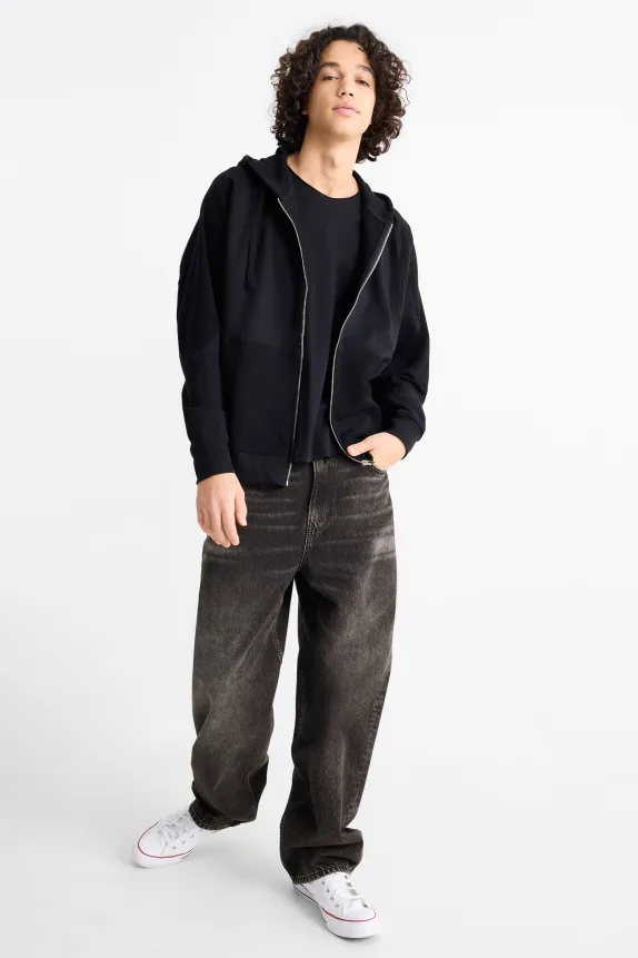 Baggy jeans denim-dark gray