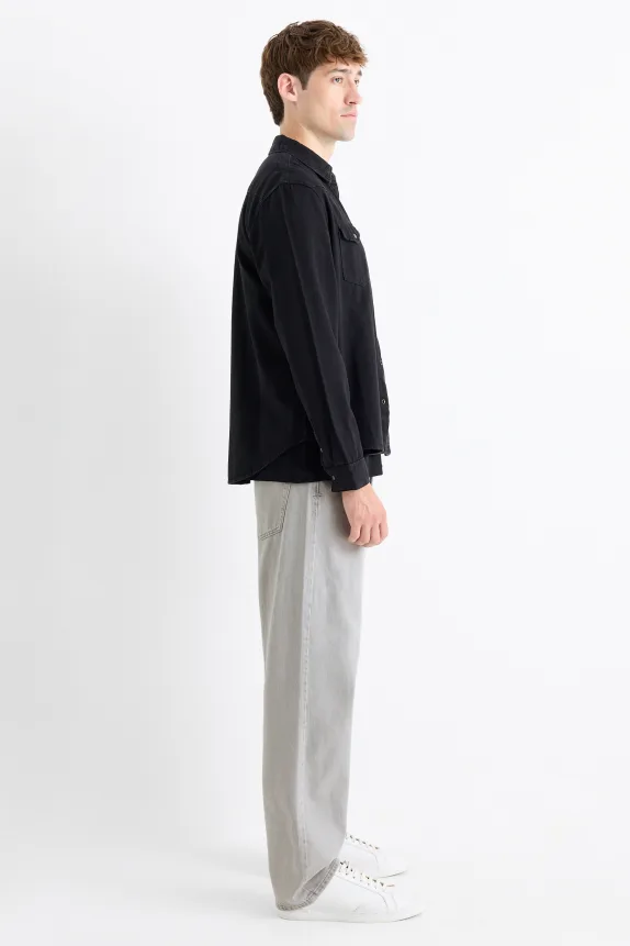 Relaxed jeans denim-light gray