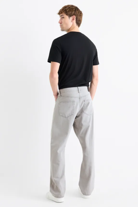 Relaxed jeans denim-light gray
