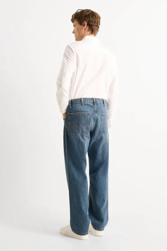 Relaxed jeans denim-blue gray
