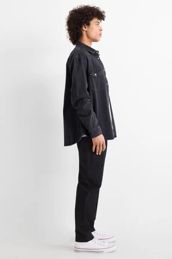 Chinos - tapered fit black