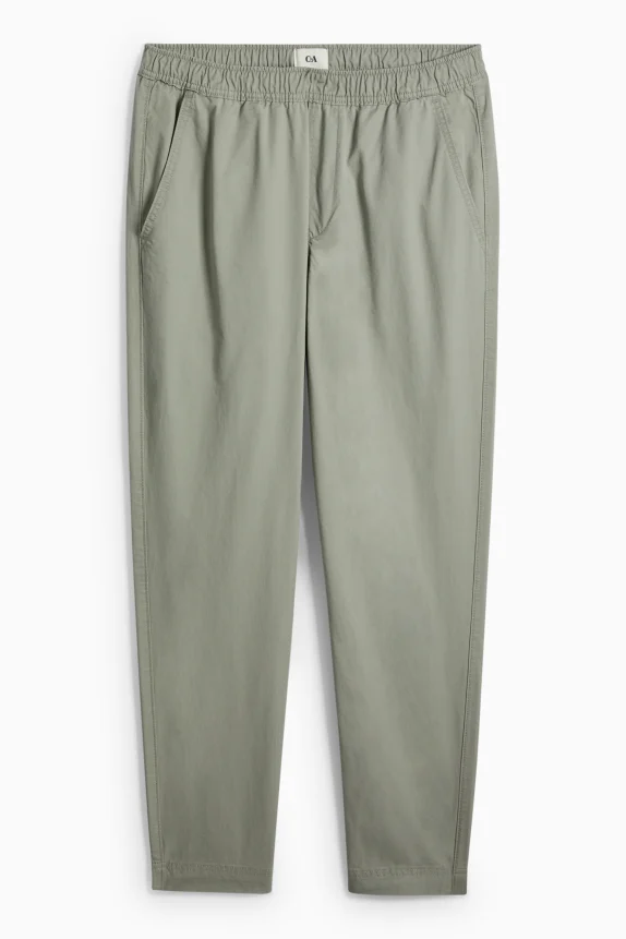 Chinos - tapered fit light green