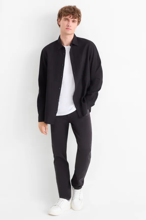 Slim jeans - Flex jog denim - LYCRAÂ® black