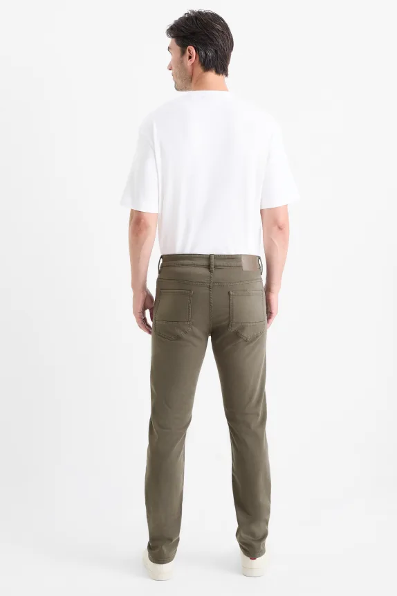 Slim jeans - Flex jog denim - LYCRAÂ® dark green
