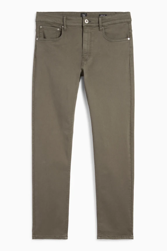 Slim jeans - Flex jog denim - LYCRA® dark green 4 Slim jeans - Flex jog denim - LYCRA® dark green