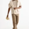 Thermal trousers - regular fit beige