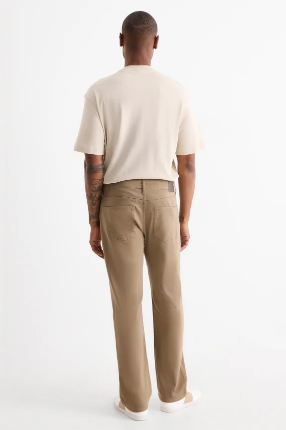 Thermal trousers - regular fit beige