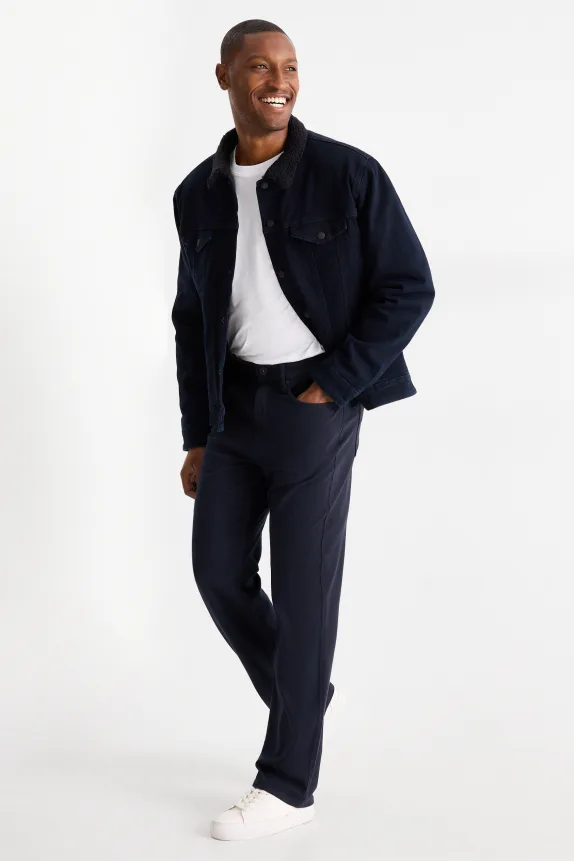 Thermal trousers - regular fit dark blue