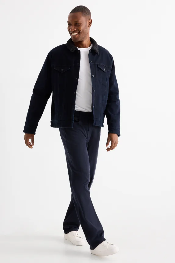 Thermal trousers - regular fit dark blue