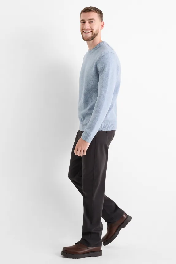 Thermal trousers - regular fit dark gray