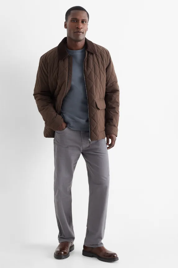 Thermal trousers - regular fit gray