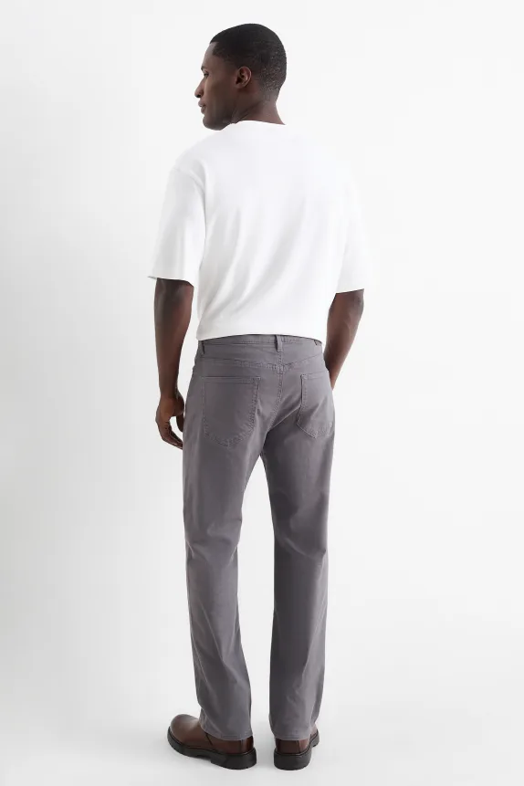 Thermal trousers - regular fit gray