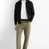 Trousers - regular fit khaki