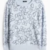 Jumper - floral light blue