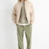 Trousers - loose fit green