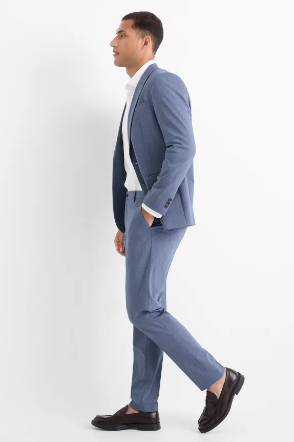 Mix-and-match trousers - slim fit - Flex blue