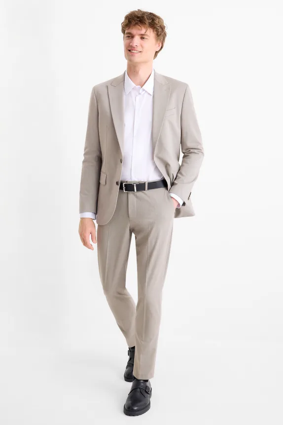 Mix-and-match trousers - slim fit - Flex gray
