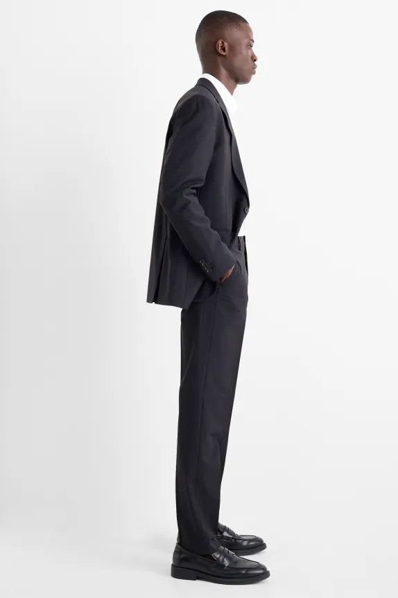 Mix & match suit trousers - regular fit - Flex - wool blend dark blue