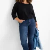 Slim jeans - mid-rise waist - shaping jeans - LYCRAÂ® denim-dark blue