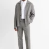Mix & match trousers - regular fit - stretch - textured gray