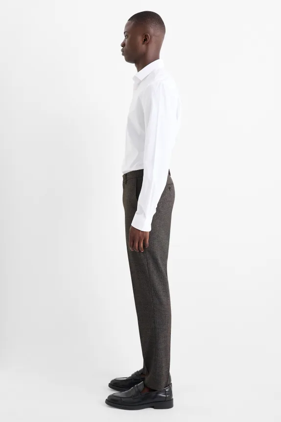Mix & match trousers - slim fit - Flex - LYCRA® dark gray