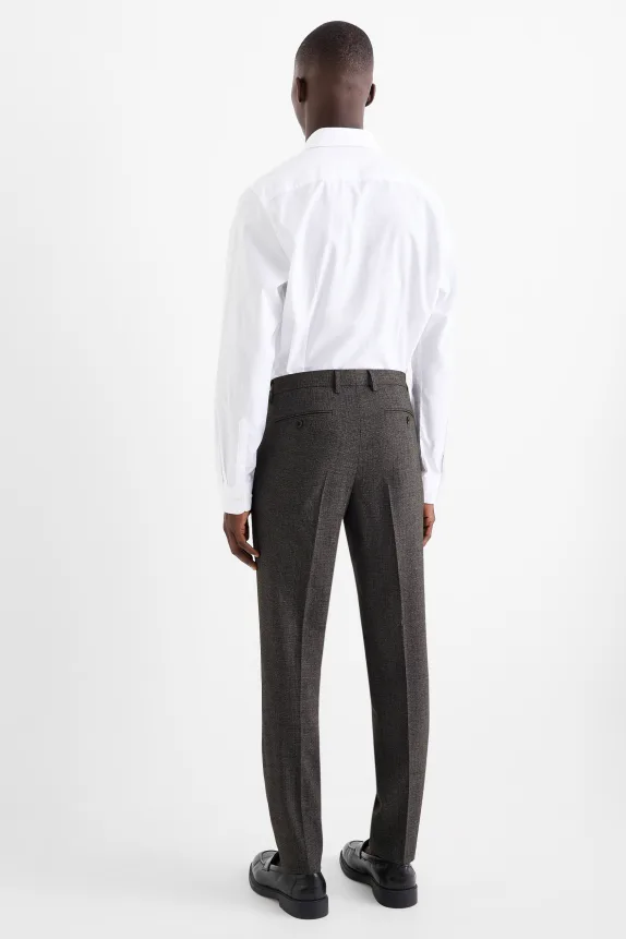 Mix & match trousers - slim fit - Flex - LYCRA® dark gray