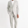 Mix & match suit trousers - regular fit - Flex light gray