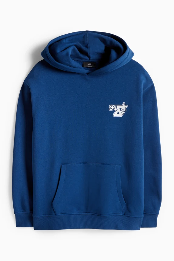 Oversized hoodie dark blue