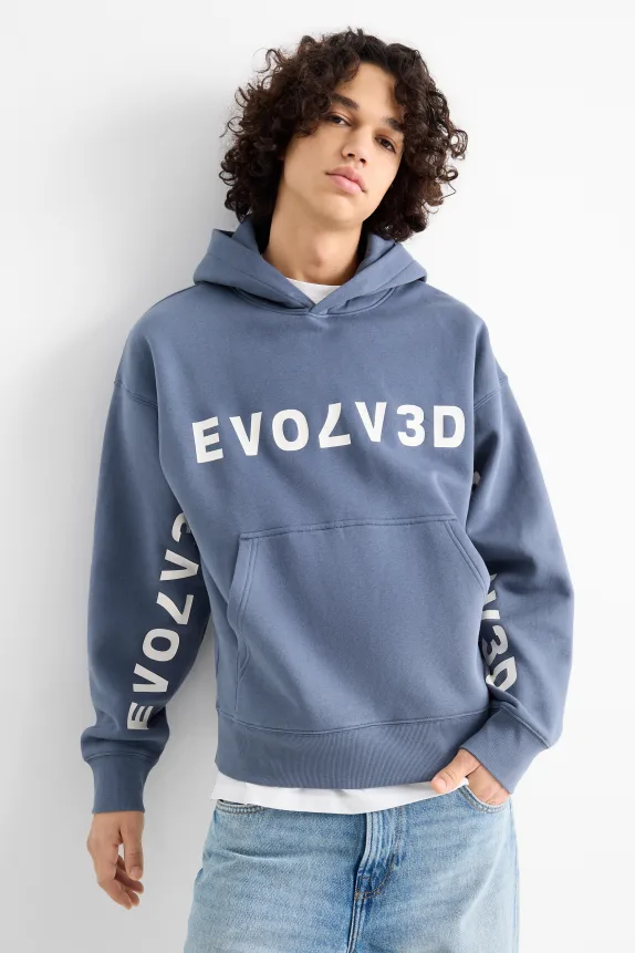 Oversized hoodie blue