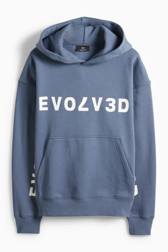 Oversized hoodie blue