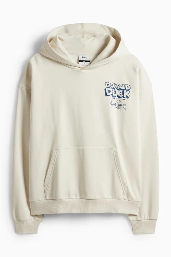 Oversized hoodie - Donald Duck light beige