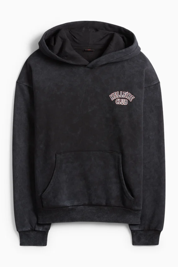 Oversized hoodie - Stranger Things anthracite