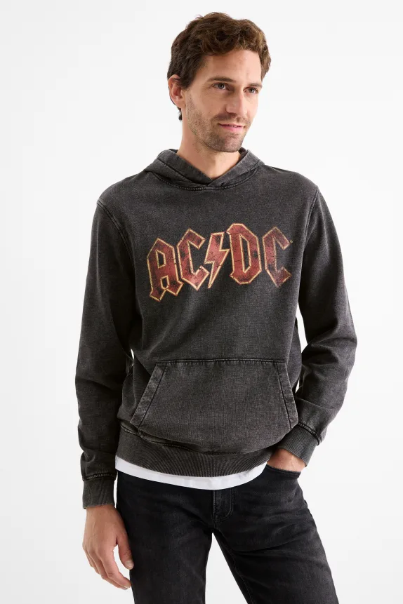 Hoodie - AC/DC dark gray