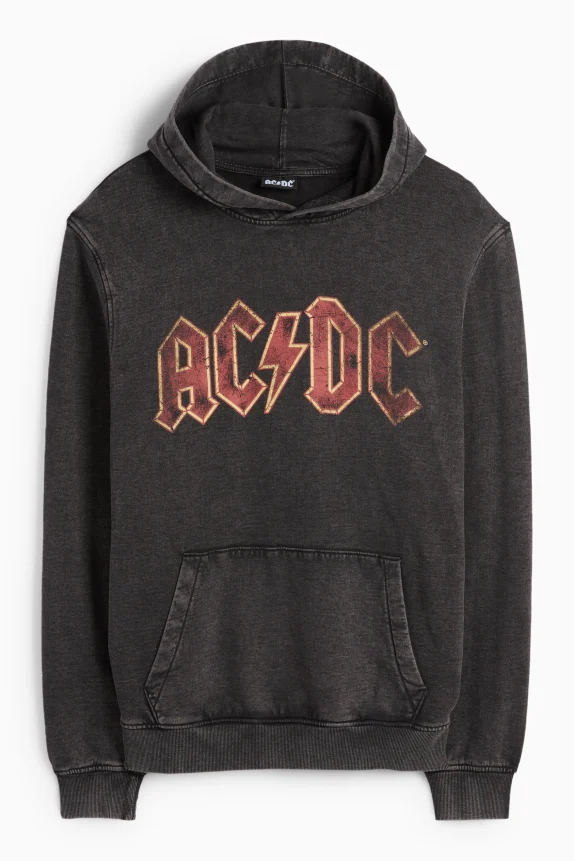 Hoodie - AC/DC dark gray