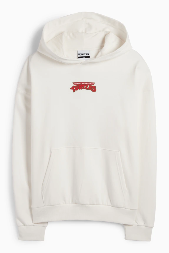Oversized hoodie - Teenage Mutant Ninja Turtles cremewhite
