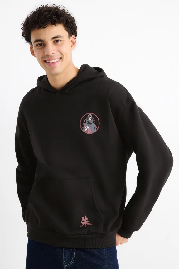 Oversized hoodie - Naruto black