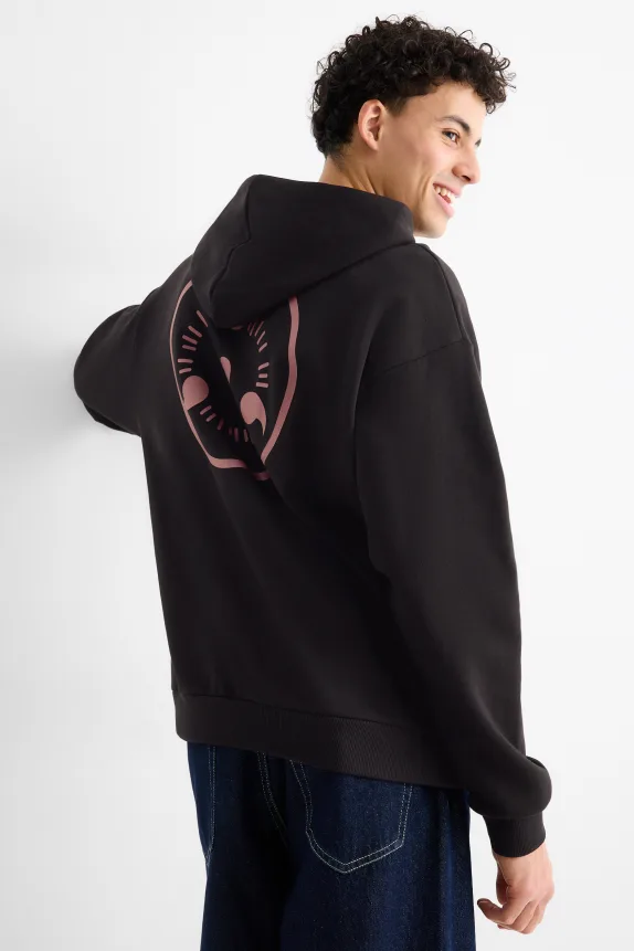 Oversized hoodie - Naruto black