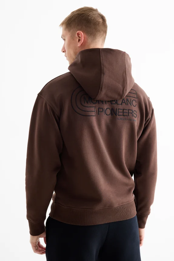 Hoodie dark brown