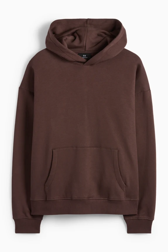 Hoodie dark brown